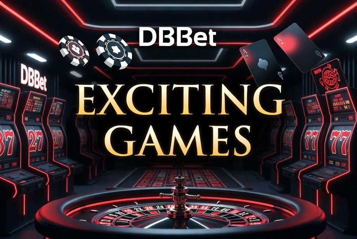 DBBet slot va jonli kazino o'yinlari to'plami